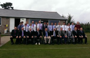 Players at the start of the Chairman's Day Super Sixteen Slog