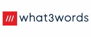 What three words logo