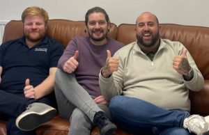 James, Nathan and Joe supporting Shelter - February 2024